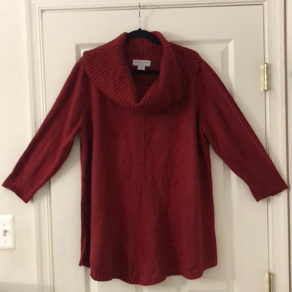 Sagharbor - Women’s Cowl Neck Sweater